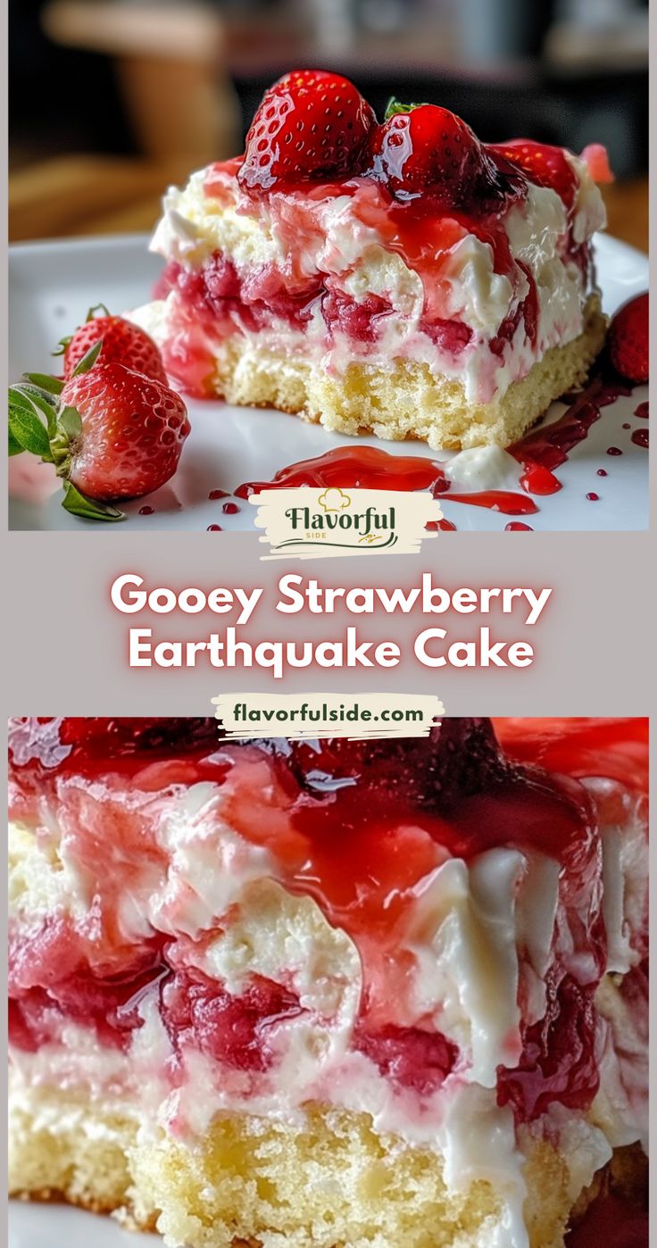 Strawberry Earthquake Cake Strawberry Earthquake Cake