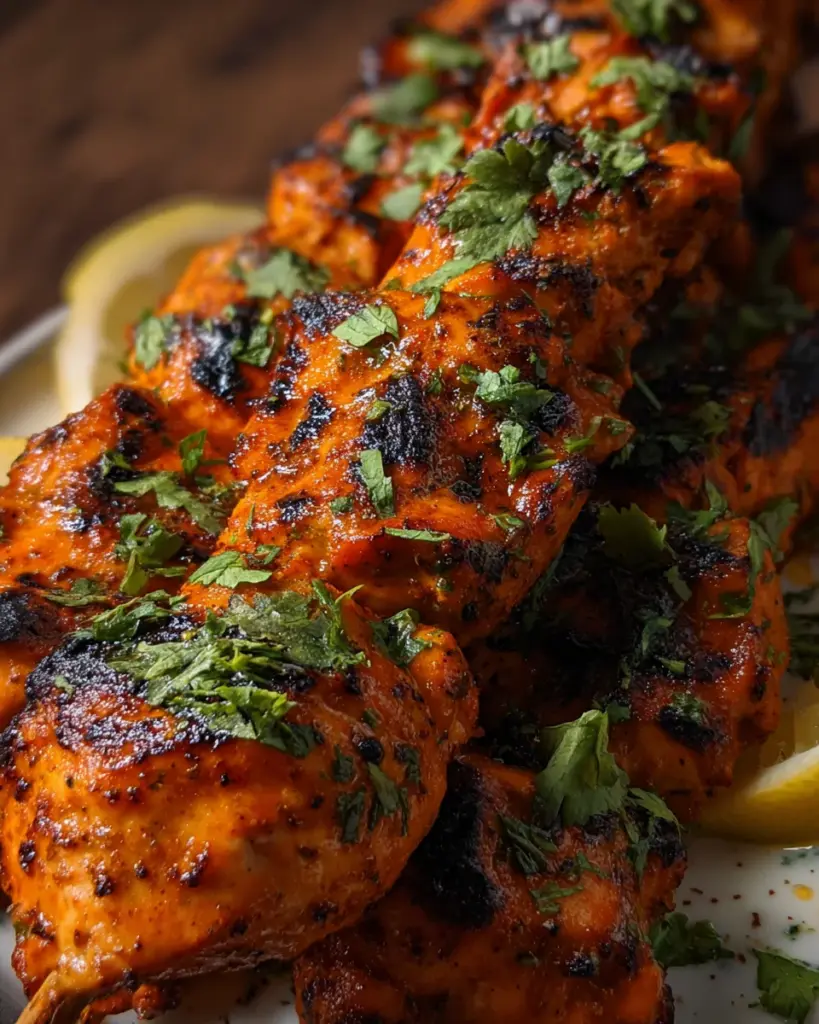 Tandoori Chicken Tikka Skewers Tandoori Chicken Tikka Skewers