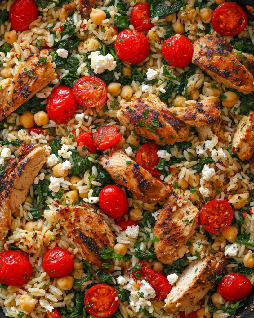 Greek Chicken and Lemon Rice (30 Minutes One-Pot) Greek Chicken and Lemon Rice (30 Minutes, One-Pot)