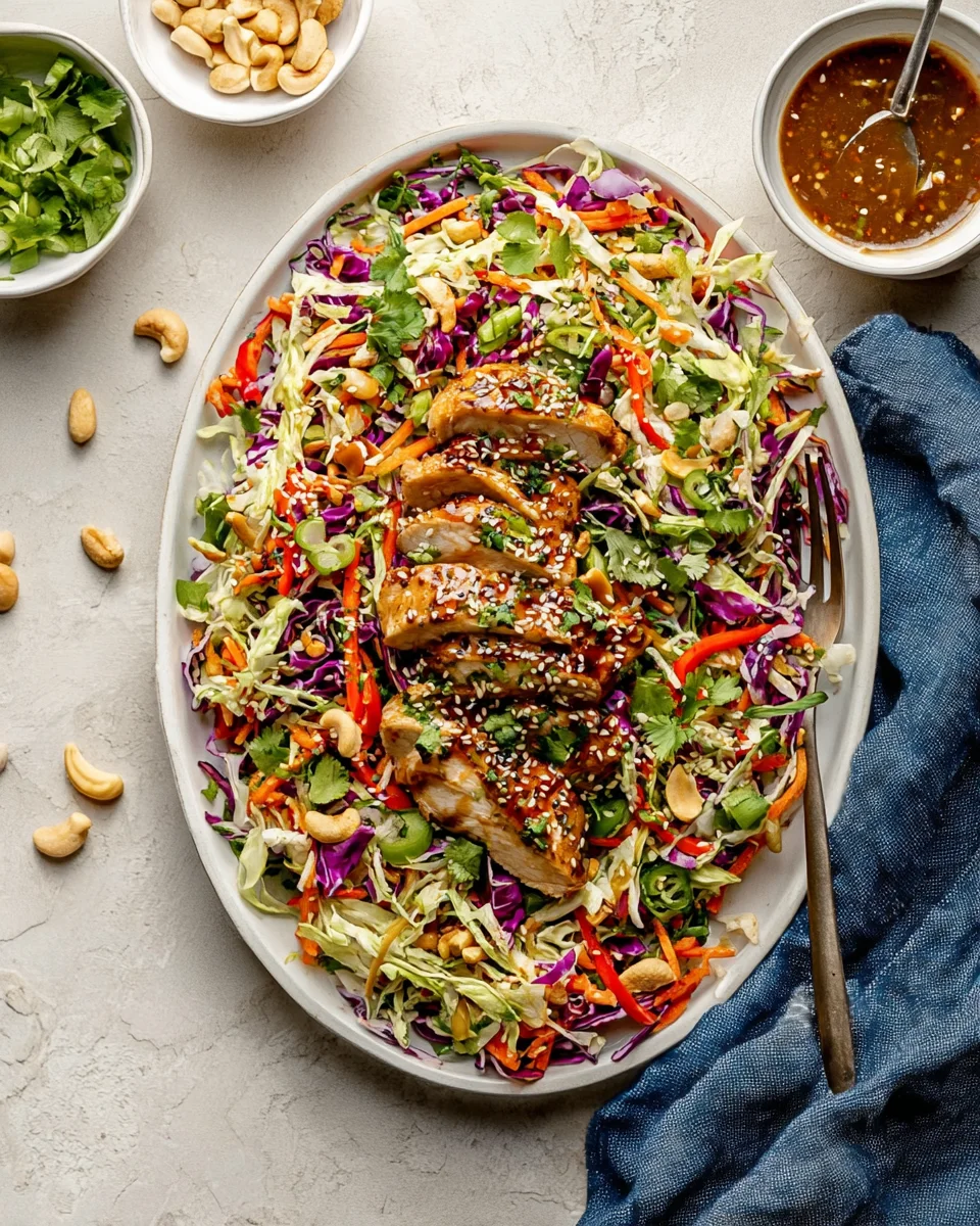 Sesame Chicken Cabbage Crunch Salad Sesame