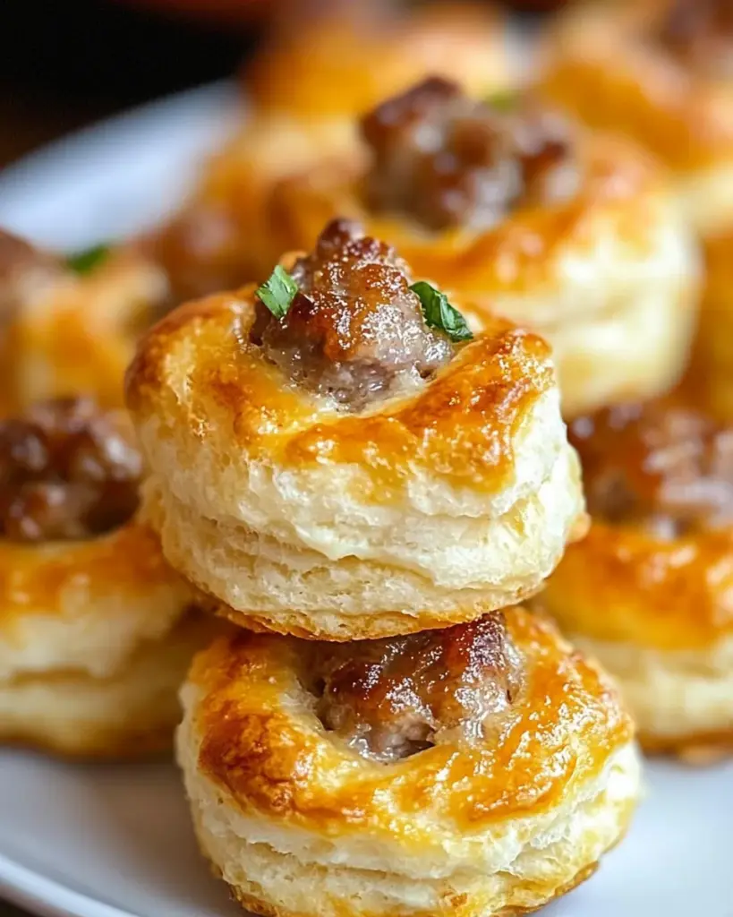 Sausage & Cream Cheese Biscuit Bites Sausage & Cream Cheese Biscuit Bites