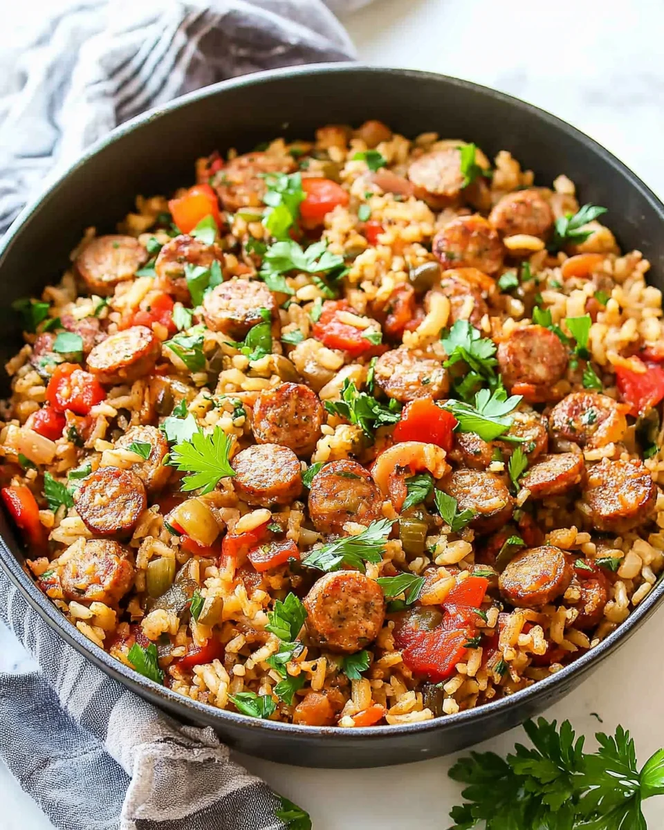 Sausage and Rice Casserole Sausage