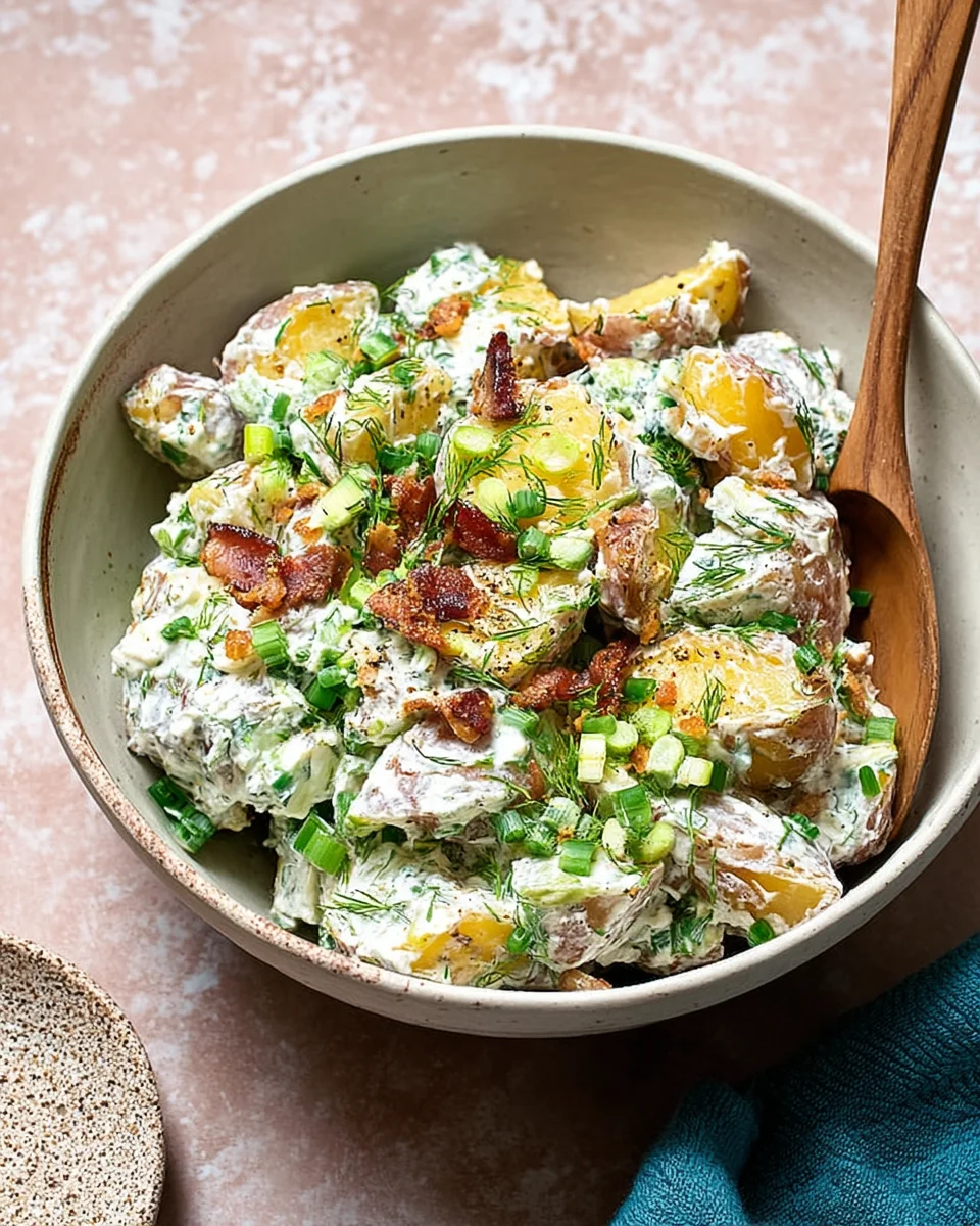 Smashed Potato Salad Smashed