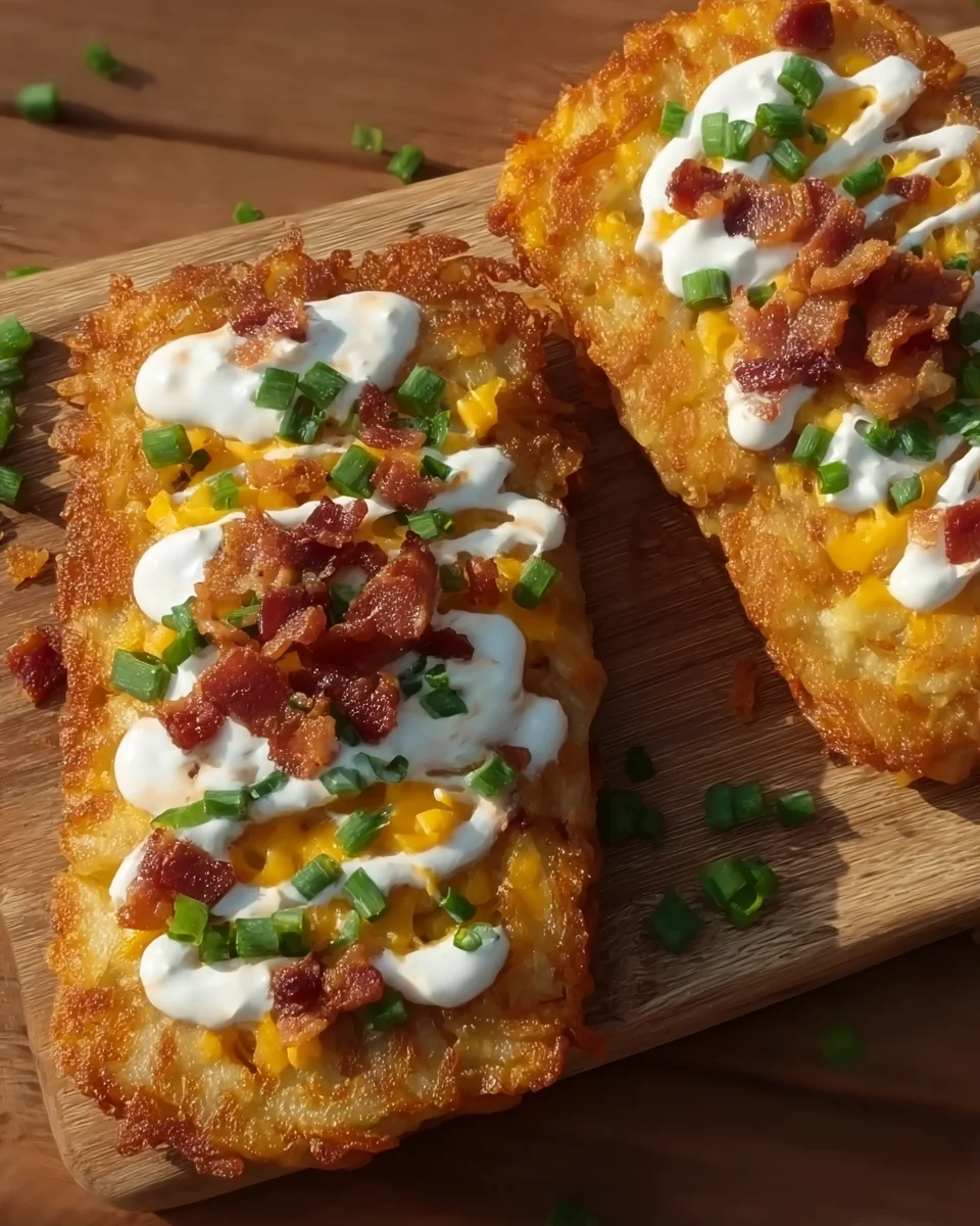 Loaded Hashbrown patties Loaded