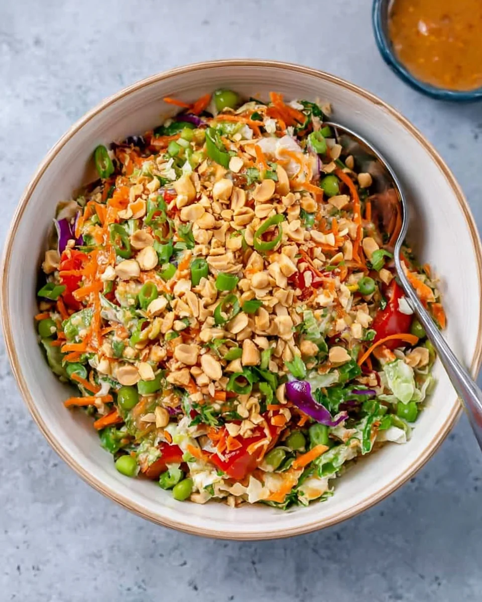 Thai Peanut Salad Thai