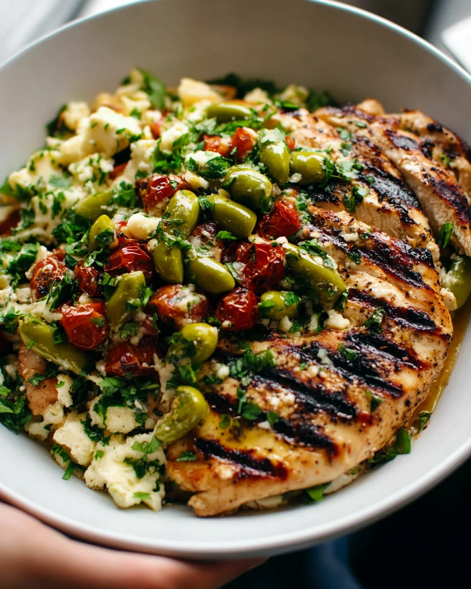 Grilled Chicken with Pepperoncini Garlic Butter Grilled