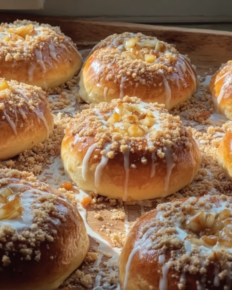 Apple Cheesecake Buns Apple