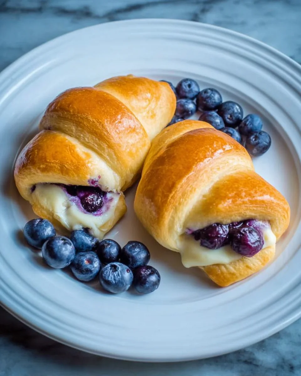 Blueberry Cheesecake Rolls Blueberry