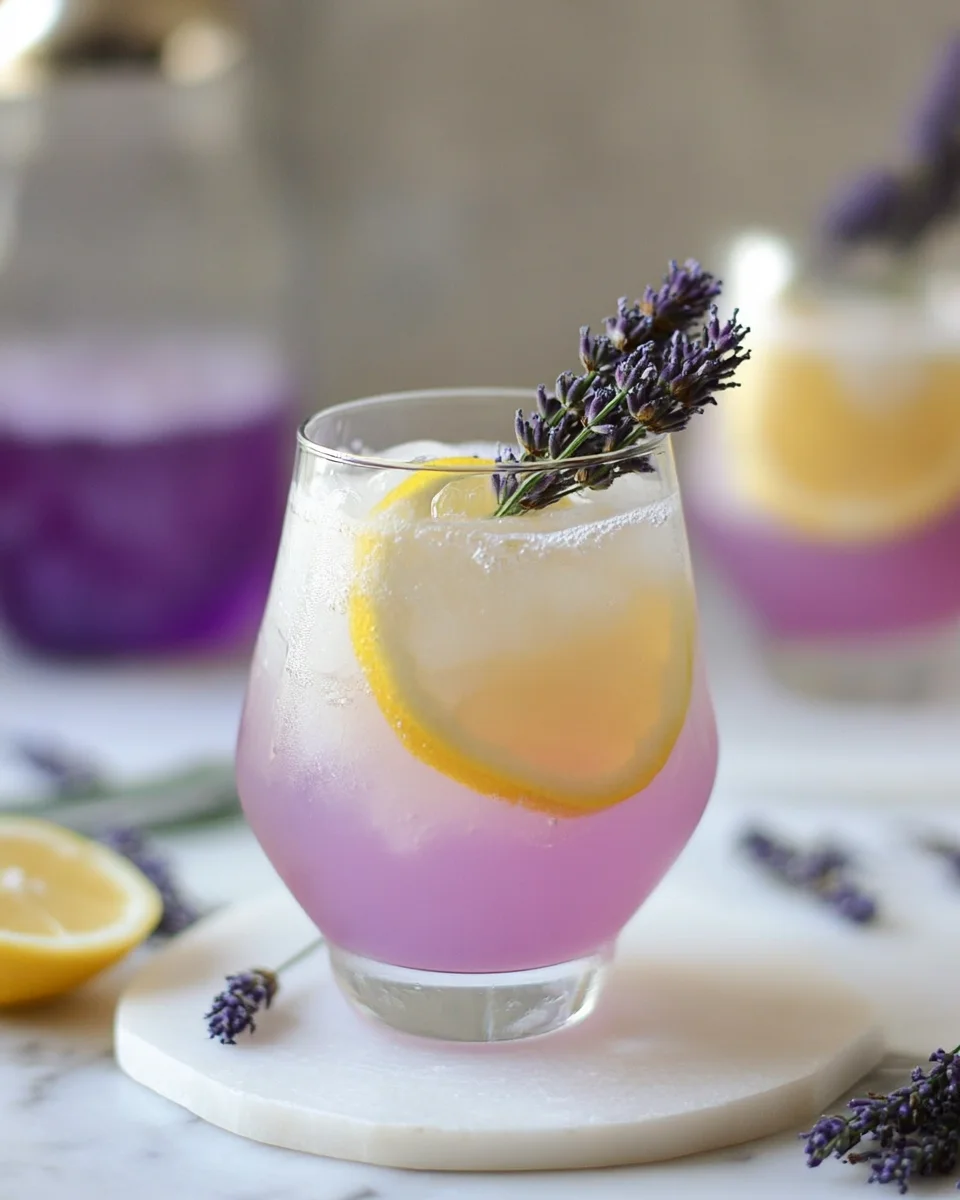 Refreshing Coconut Lavender Lemonade Mocktail Recipe Coconut