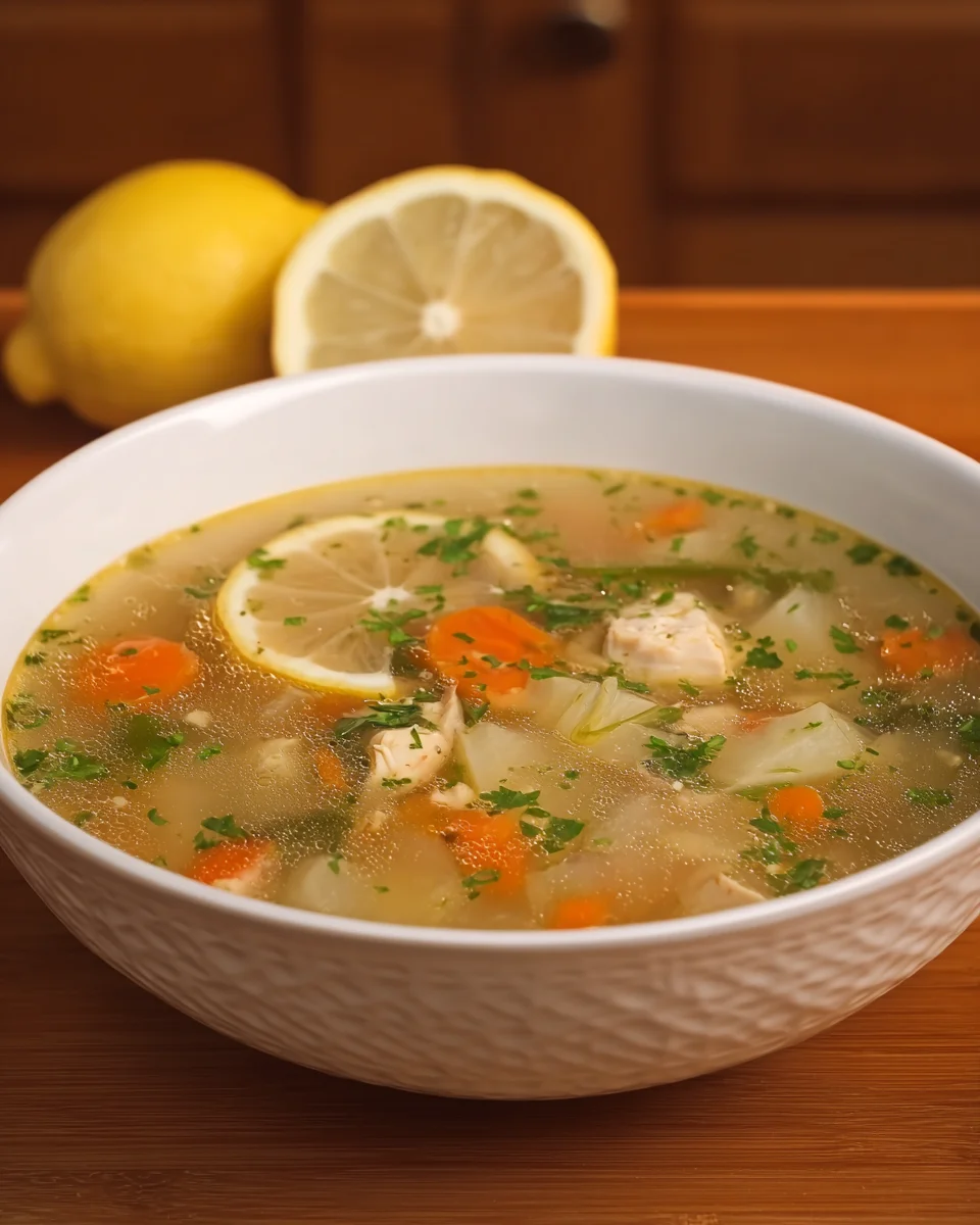 Lemon Chicken Soup Lemon