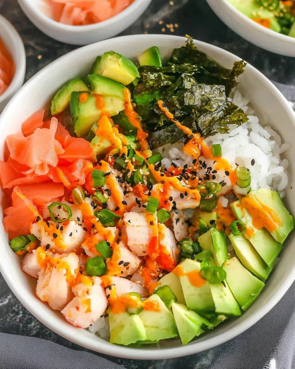 California Roll Sushi Bowls California