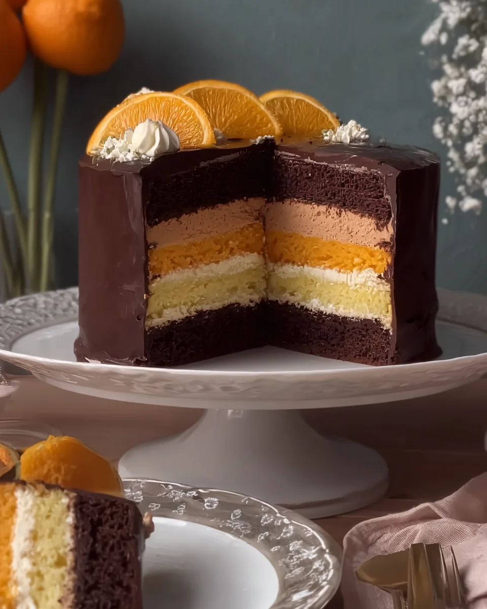 Chocolate & Orange Punchcake Chocolate