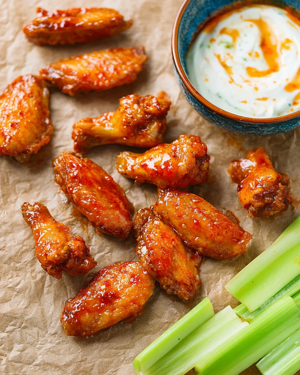 Oven-Baked Buffalo Wings Oven-Baked