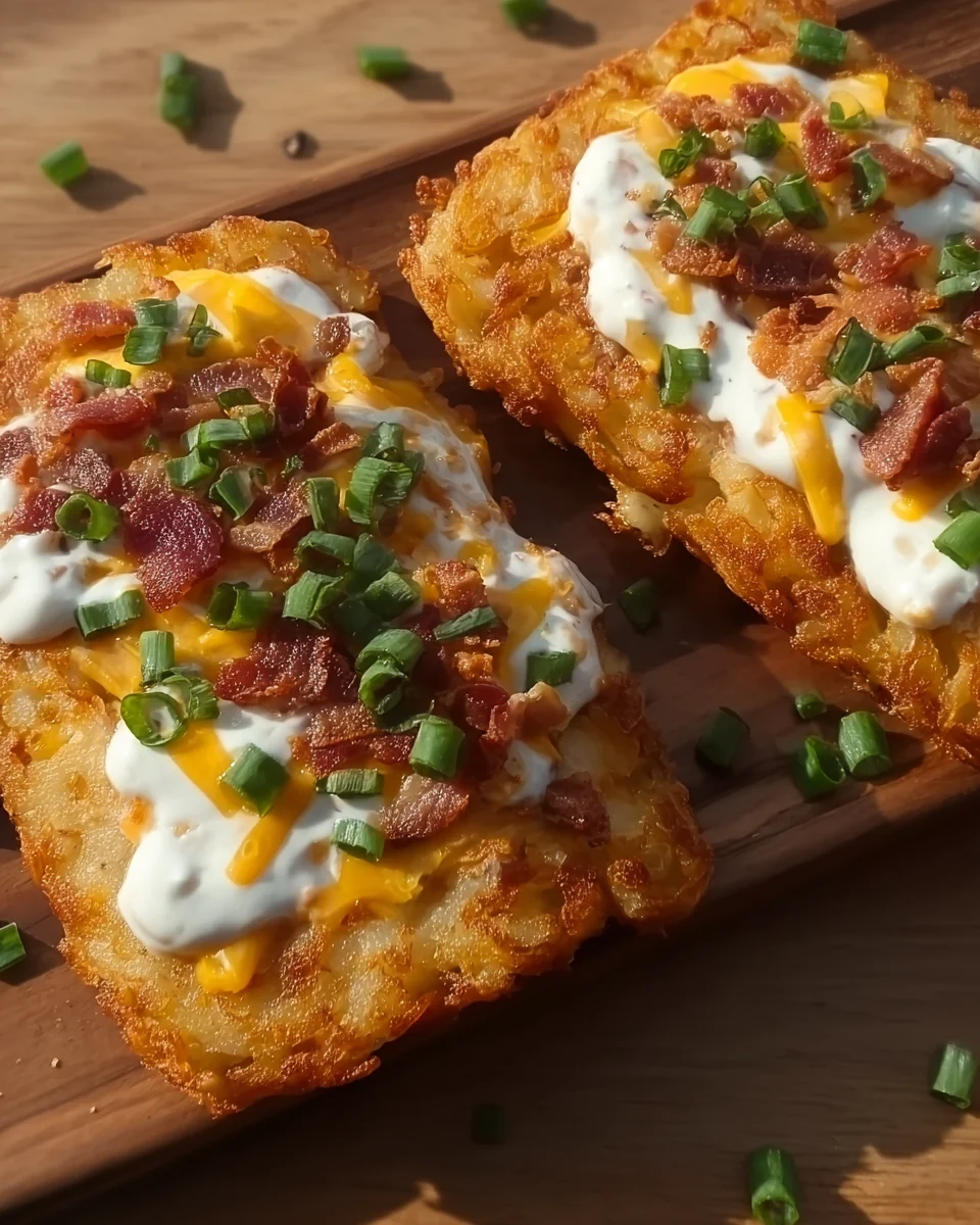 Loaded Hashbrown patties Loaded