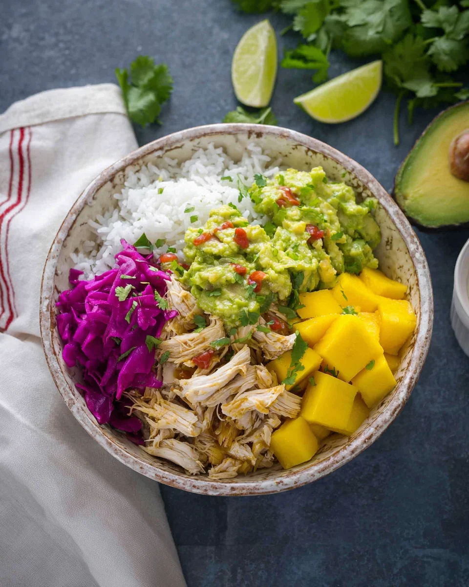 Tropical Sweet Chili Chicken Rice Bowls Tropical