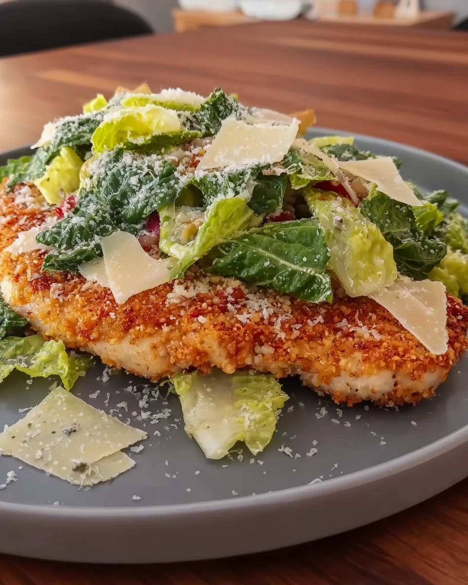 Crispy Chicken Caesar Cutlets Crispy