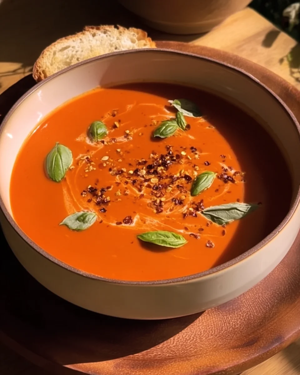 Tomato Soup with Canned Tomatoes Tomato