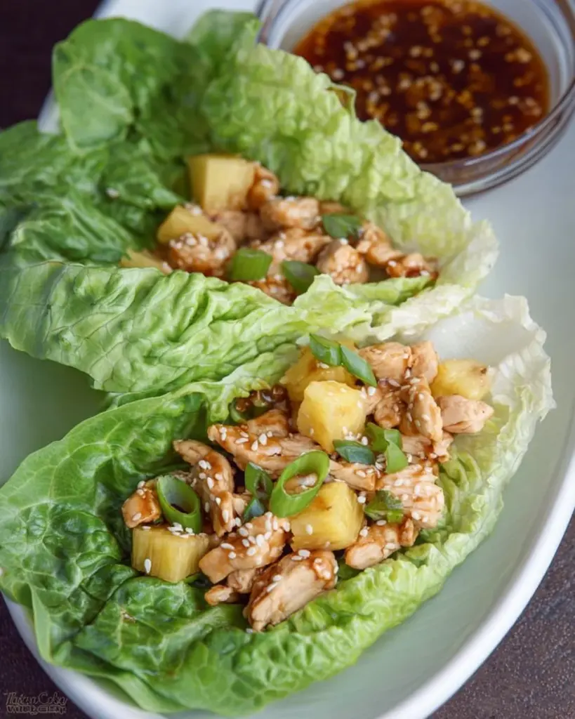 Teriyaki Chicken Lettuce Wraps Teriyaki Chicken Lettuce Wraps