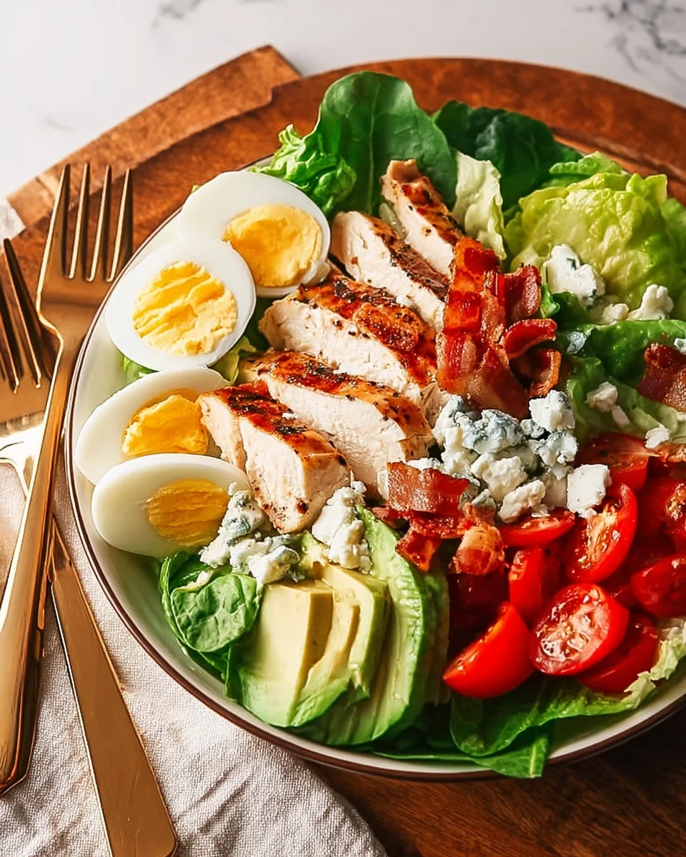 Cobb Salad with Chicken and Bacon Cobb