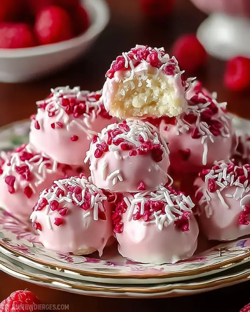 Raspberry Cream Cheese Bites