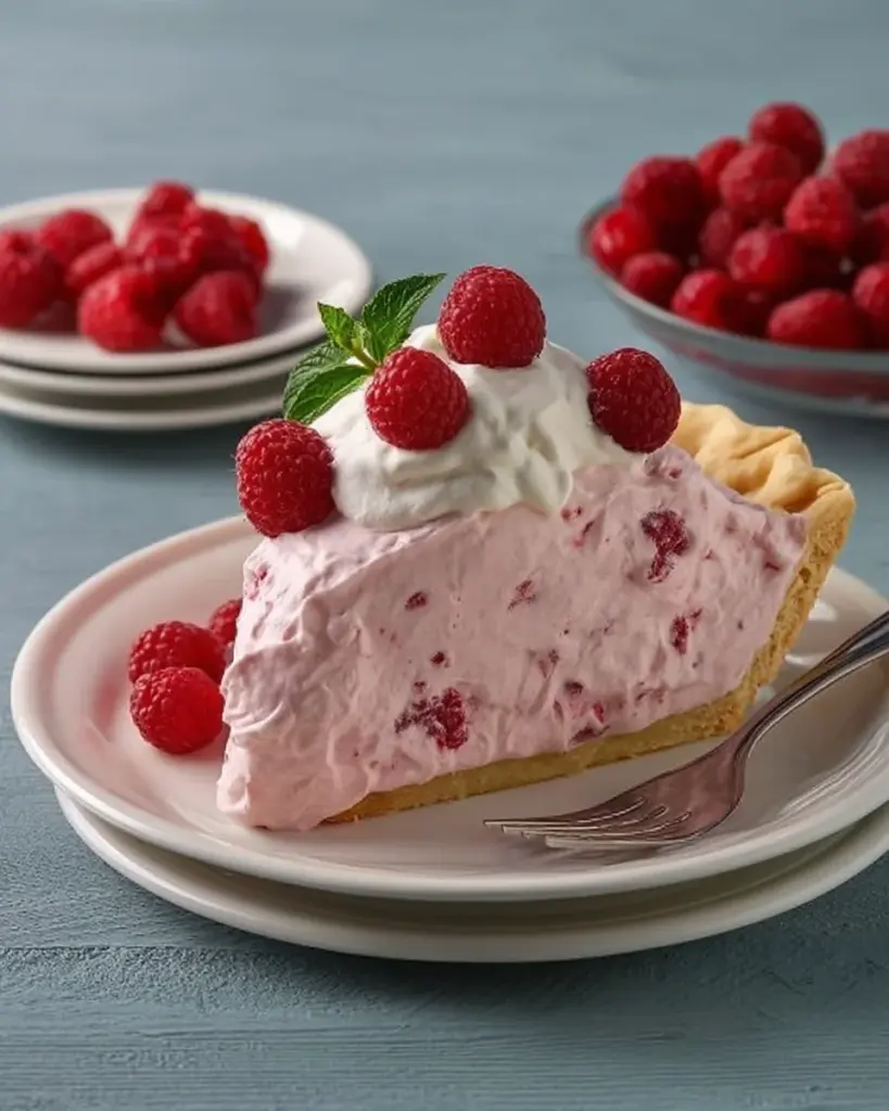 Raspberry Cream Pie
