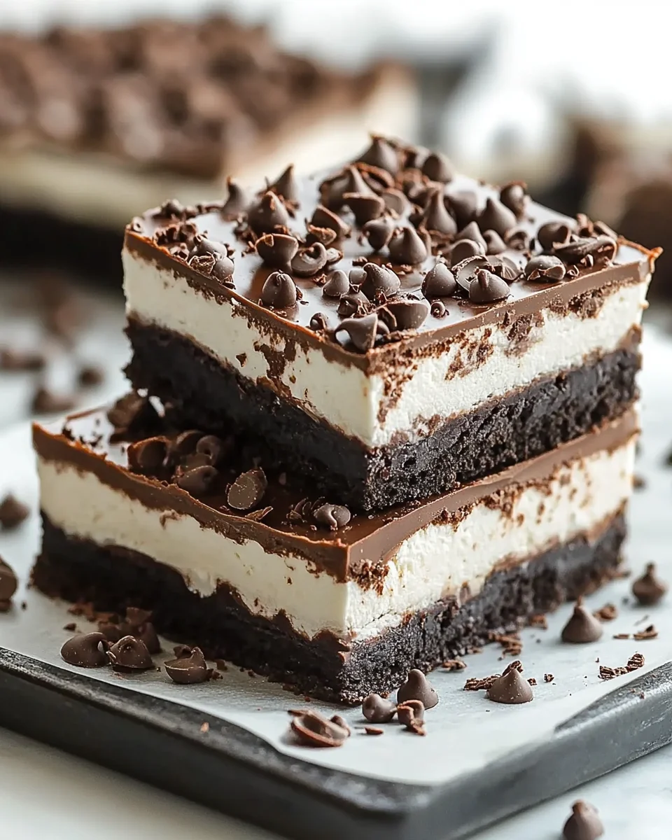Death-By-Chocolate No Bake Cheesecake Bars Death-By-Chocolate