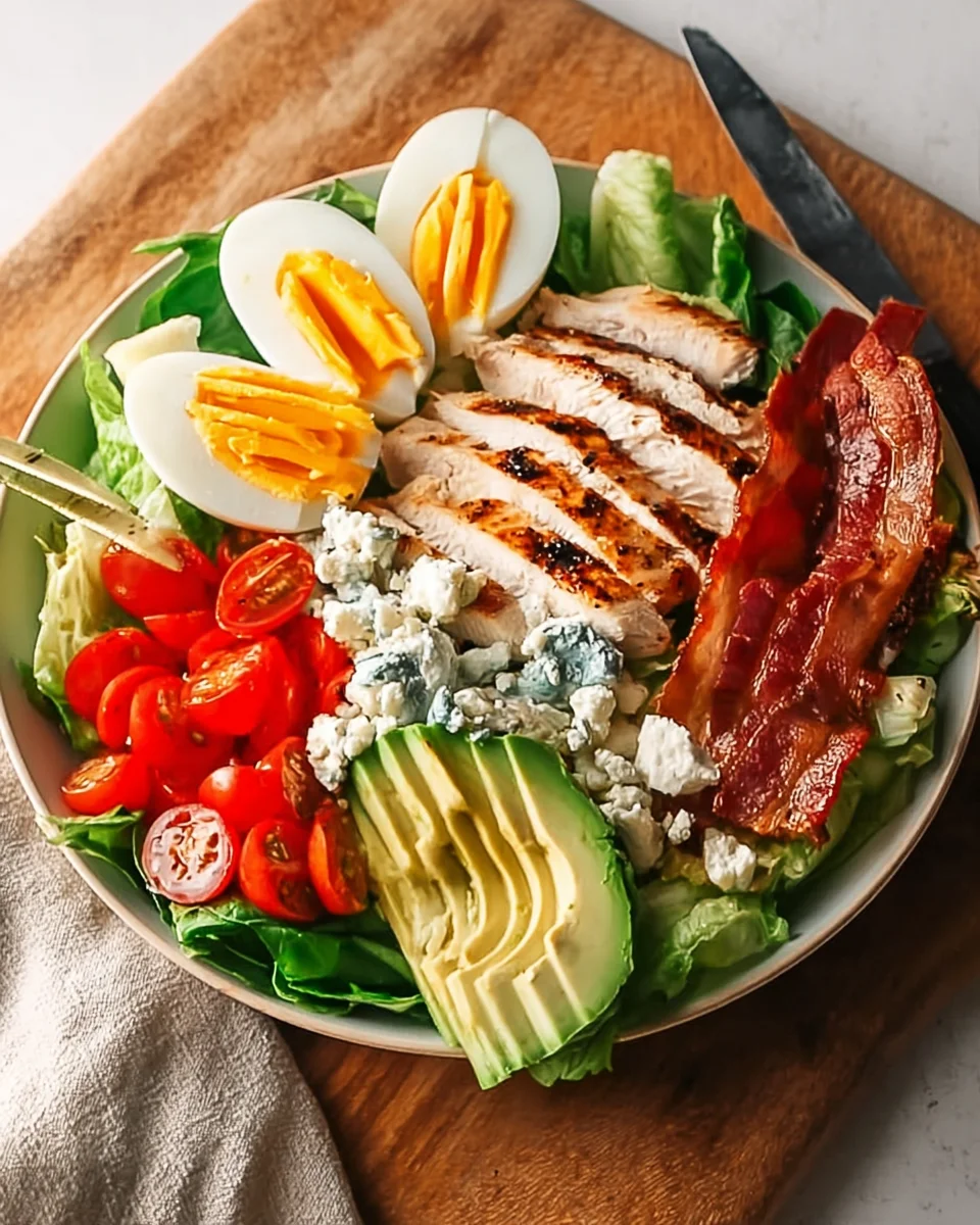 Cobb Salad with Chicken and Bacon Cobb