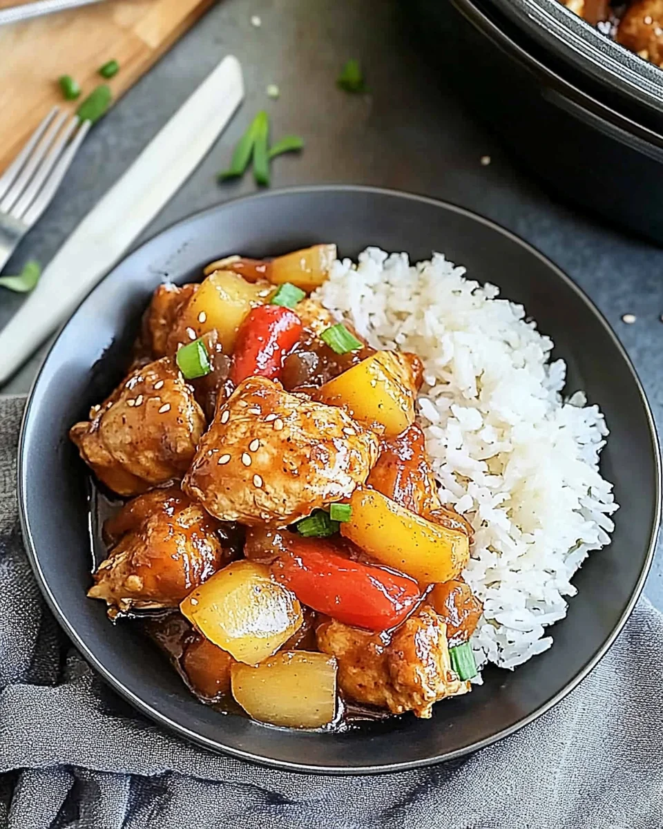 Slow Cooker Hawaiian Chicken Slow