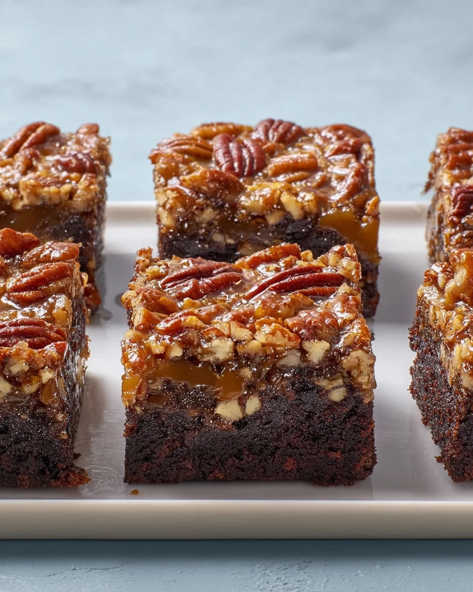 Pecan Pie Brownies Pecan
