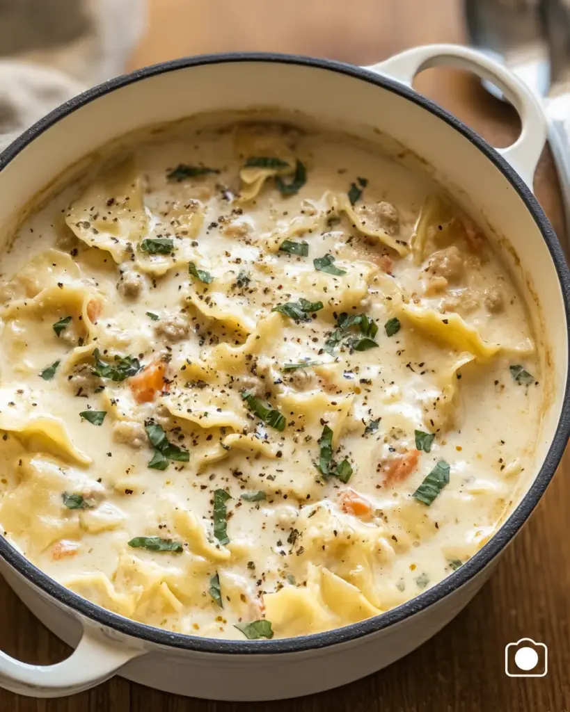 White Lasagna Soup White Lasagna Soup