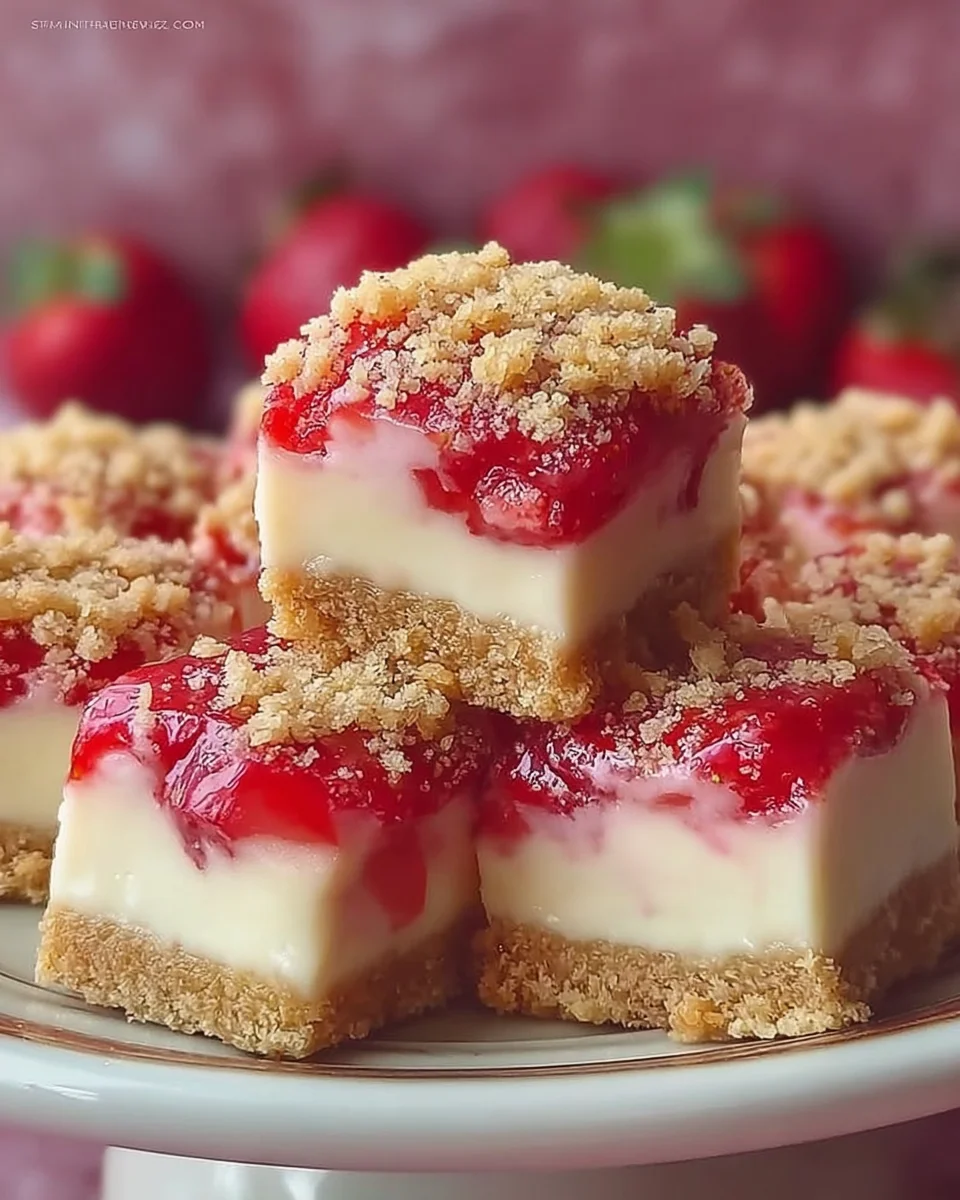 Strawberry Crunch Cheesecake Bites Strawberry