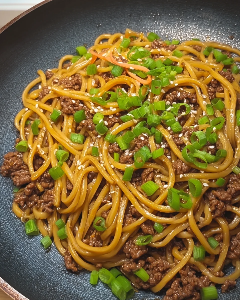 Mongolian Beef Noodles Mongolian