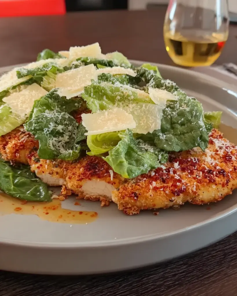 Crispy Chicken Caesar Cutlets Crispy Chicken Caesar Cutlets
