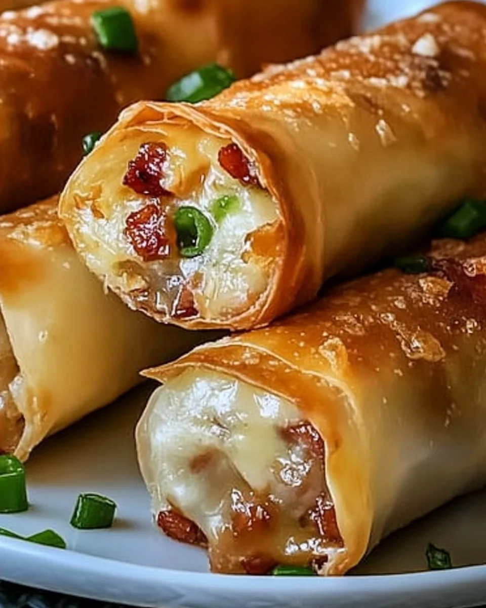 Bacon Jalapeño Popper Eggrolls Recipe Bacon