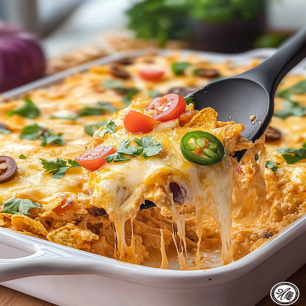 Nacho Cheese Chicken Casserole