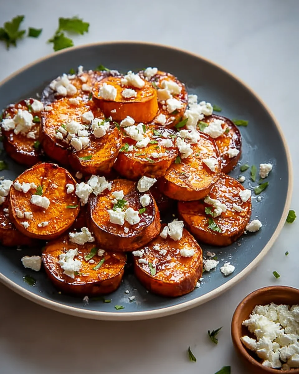 Honey Feta Sweet Potato Rounds Honey