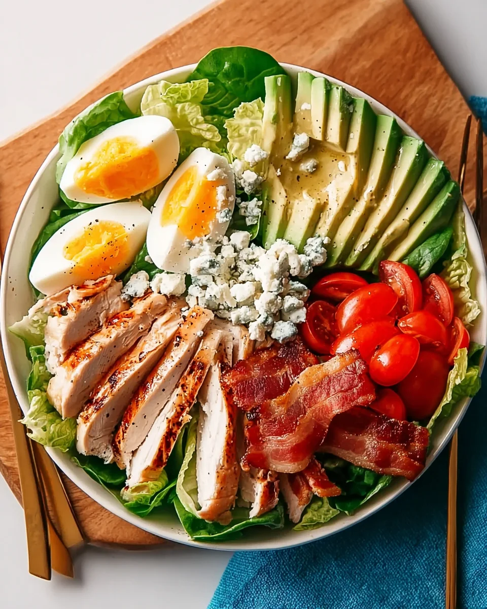 Cobb Salad with Chicken and Bacon Cobb
