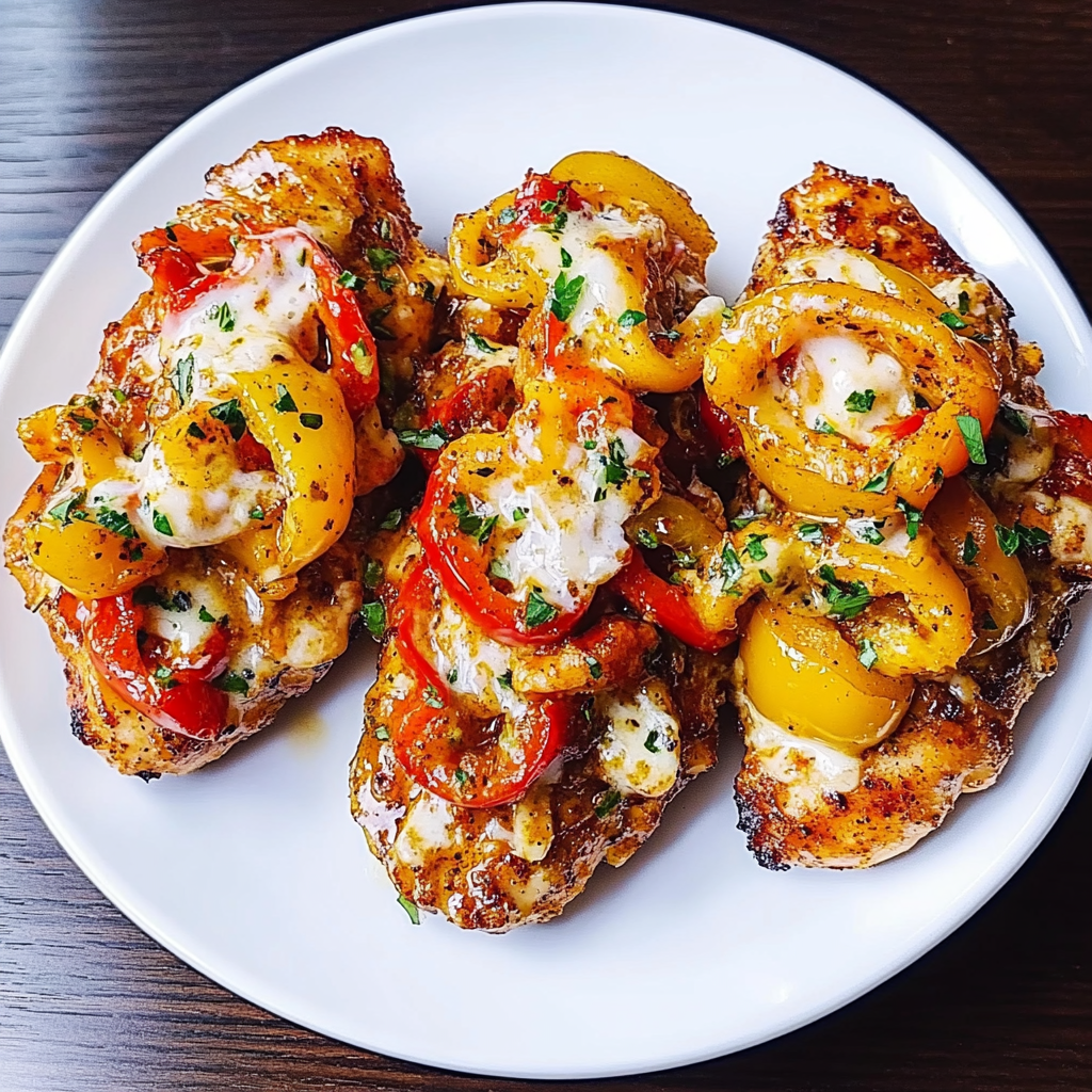 Cajun Chicken with Bell Peppers Recipe preparation