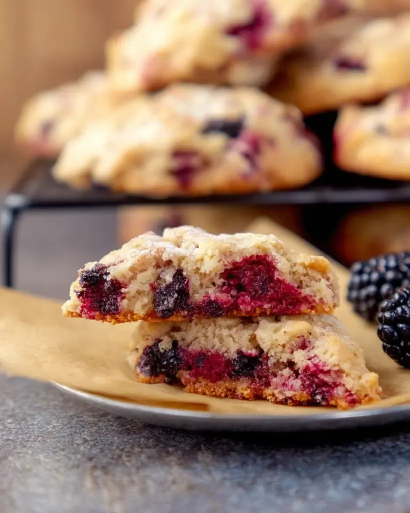 Blackberry Muffin Cookies Blackberry Muffin Cookies