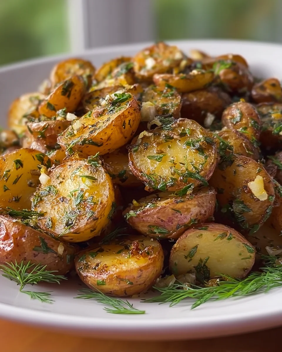 Roasted Dill Potatoes Roasted