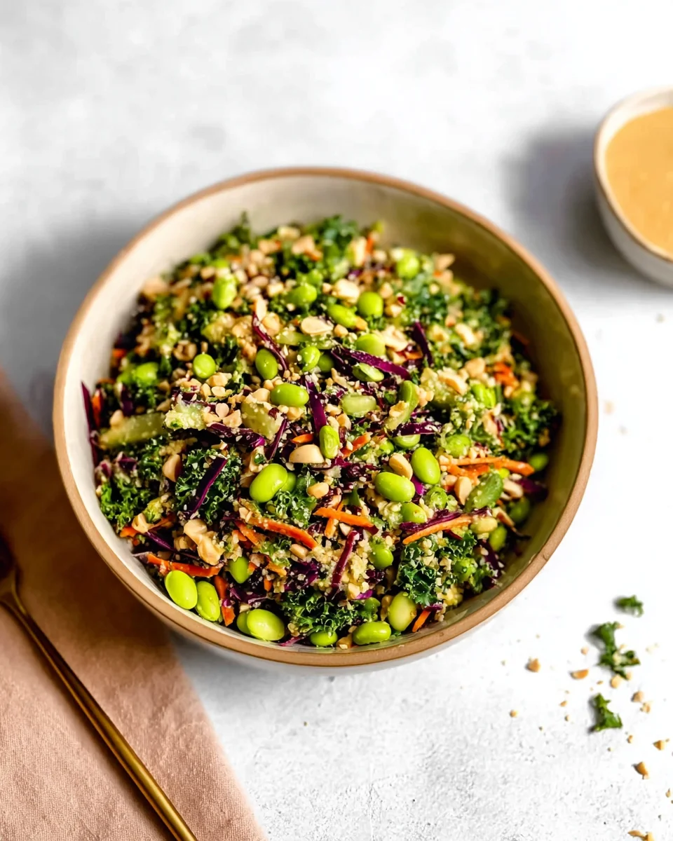 Asian Edamame Peanut Crunch Salad Asian