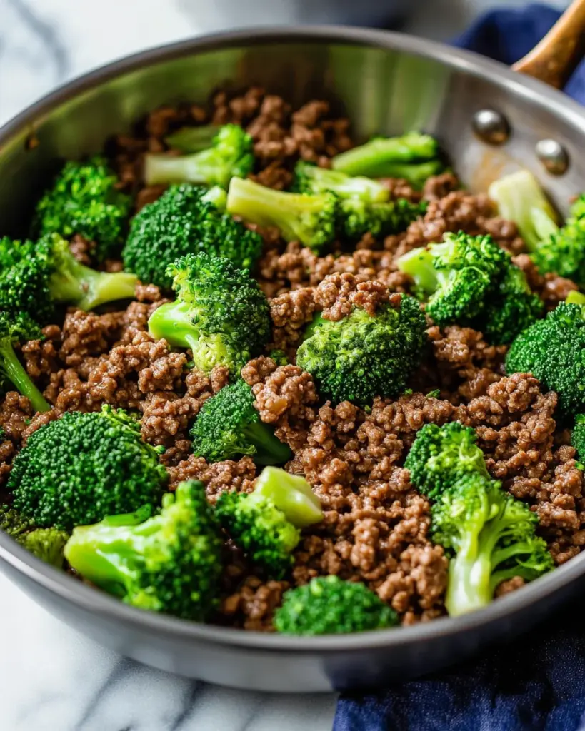 Ground Beef and Broccoli Ground Beef and Broccoli