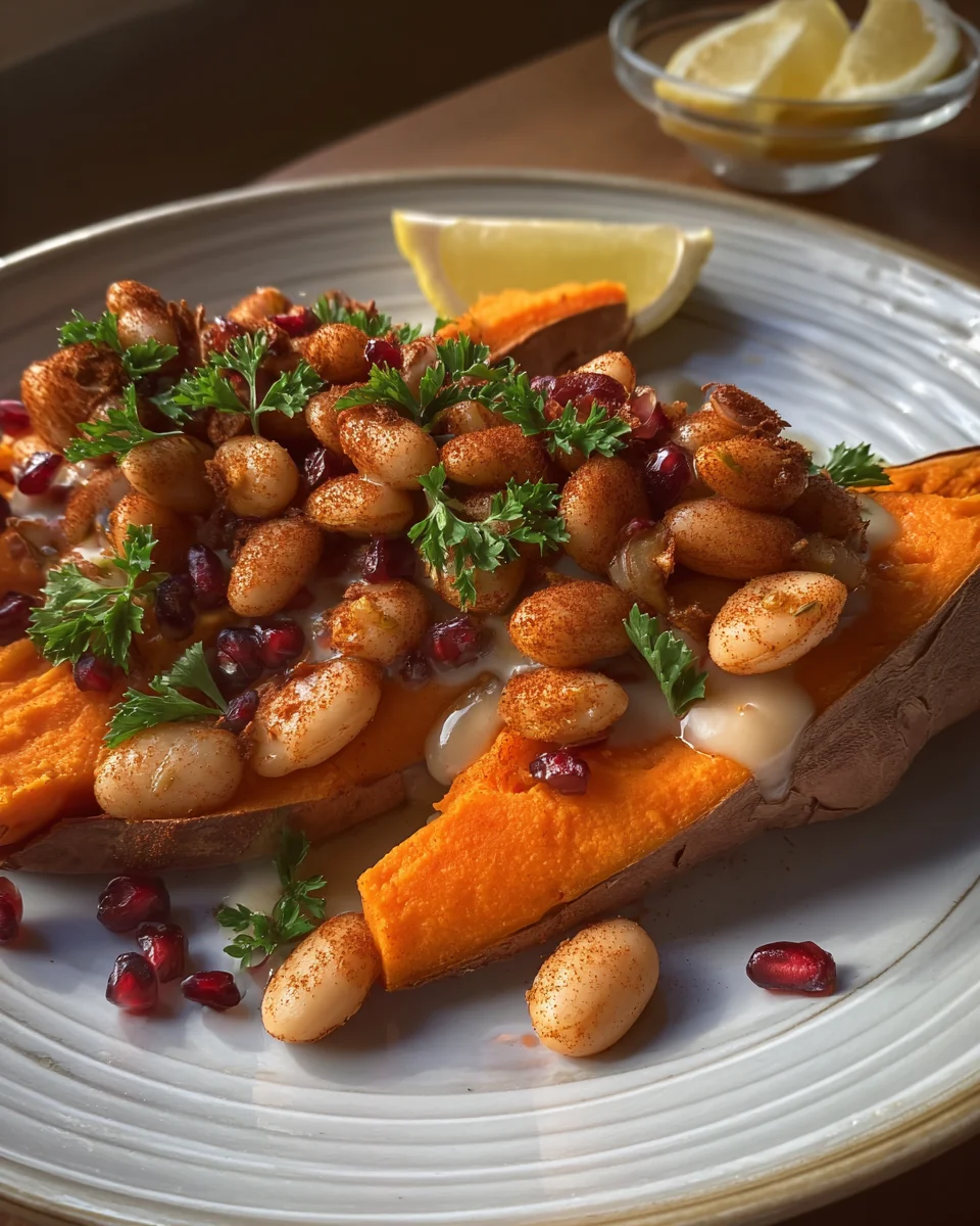 Sweet Potato with Butter Beans Crunch Sweet