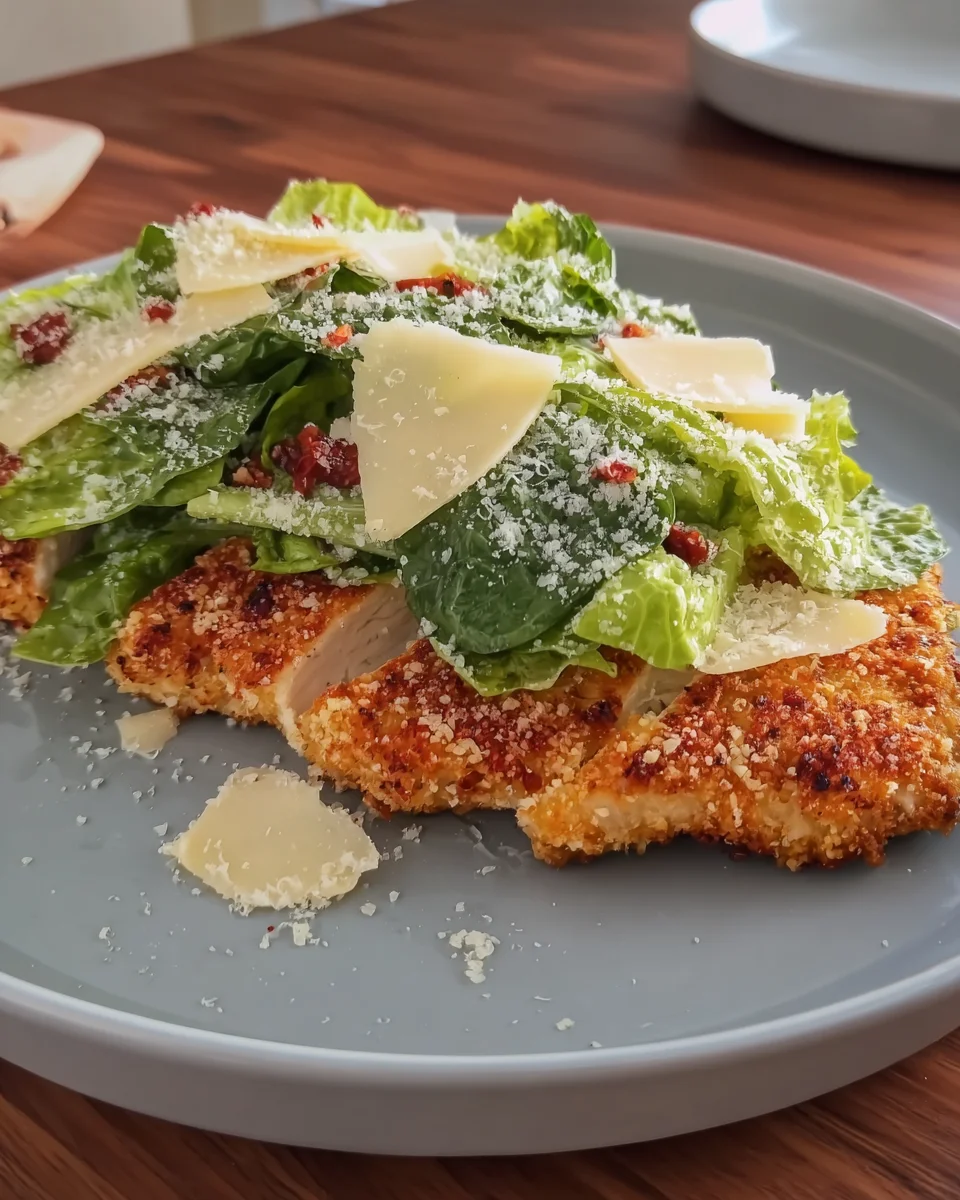 Crispy Chicken Caesar Cutlets Crispy