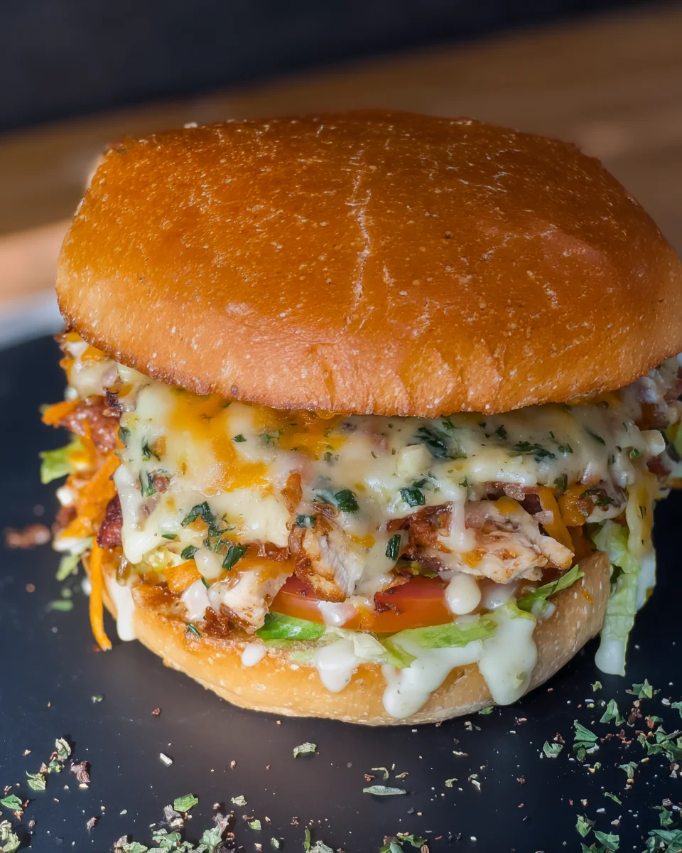 Cheese Chicken Sandwich Cheese