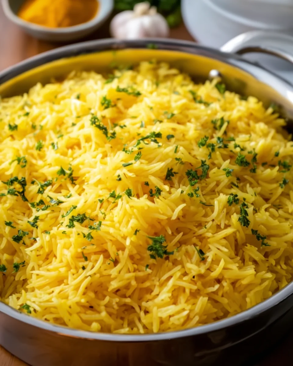 Garlic Turmeric Rice Garlic