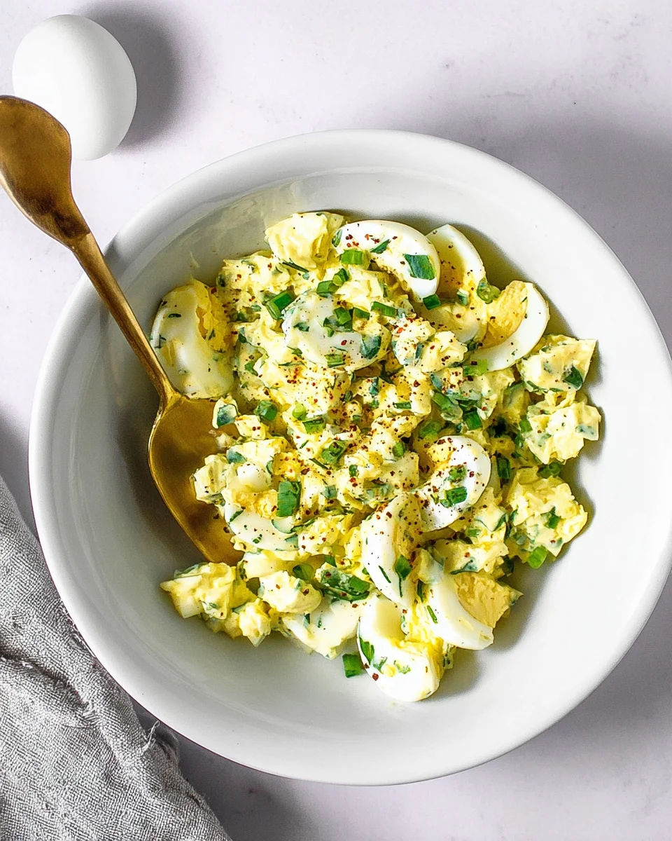 Healthy High Protein Egg Salad With Greek Yogurt Healthy