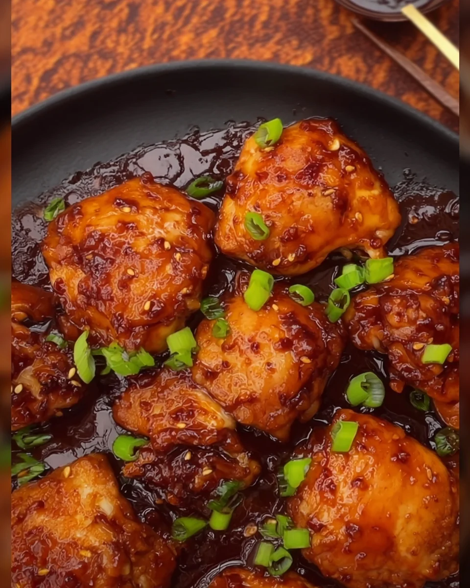 Sticky Honey Garlic Chicken Sticky