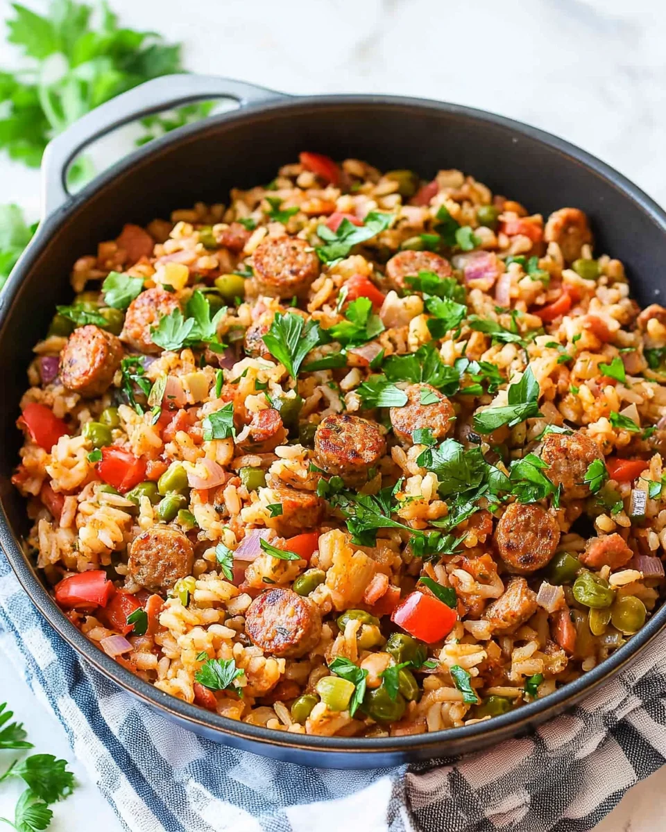 Sausage and Rice Casserole Sausage
