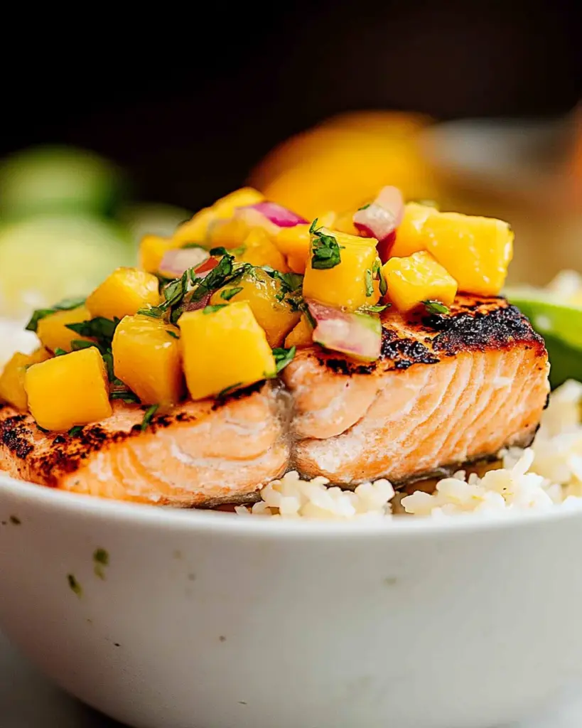 Salmon Recipe with Fresh Mango Salsa